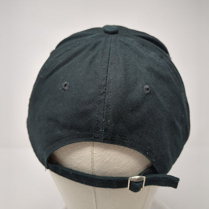 gopuff Slideback Baseball Cap Black One Size Adjustable Embroidered 6 Panel