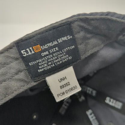 5.11 Tactical Baseball Cap Gray One Size Always Be Ready 2013 Strapback Hat