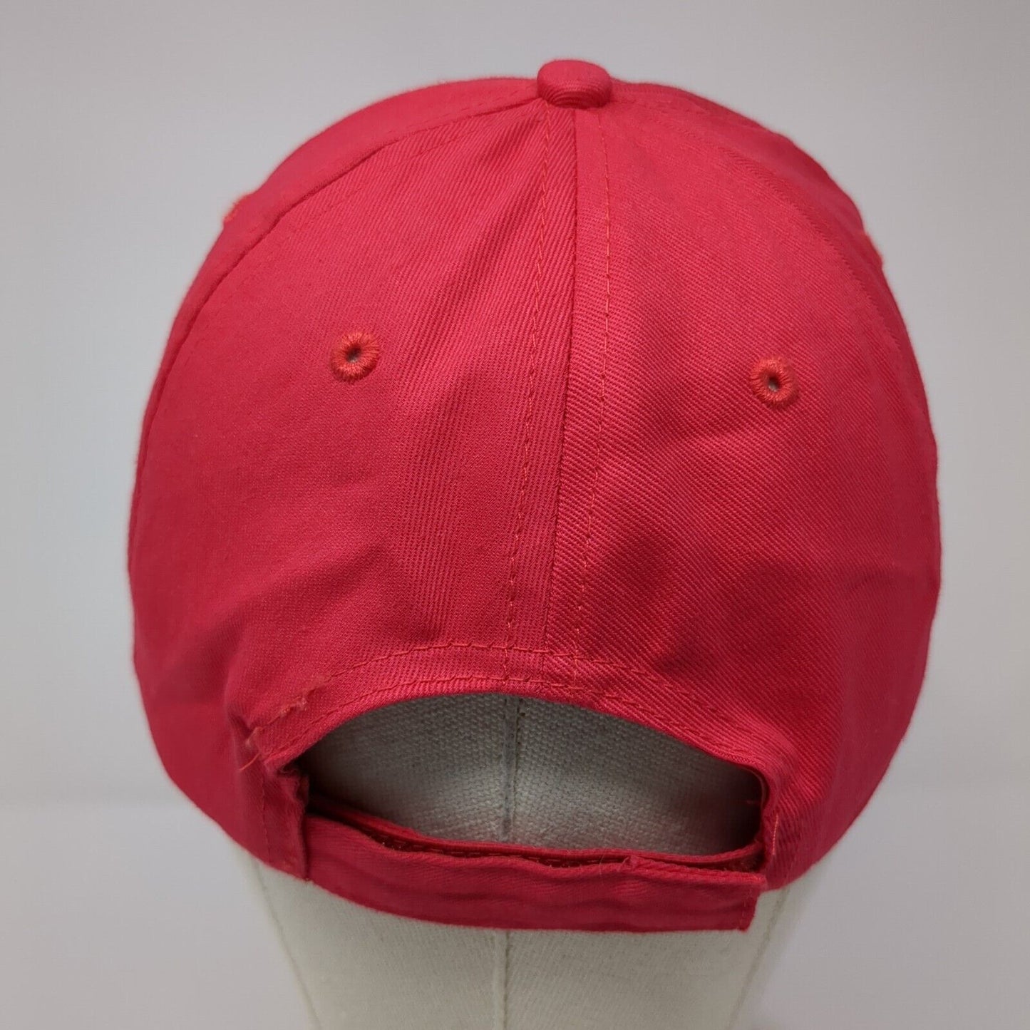 Oscar Mayer Strapback Hat Red OSFM Adjustable Vent Holes Hit Wear