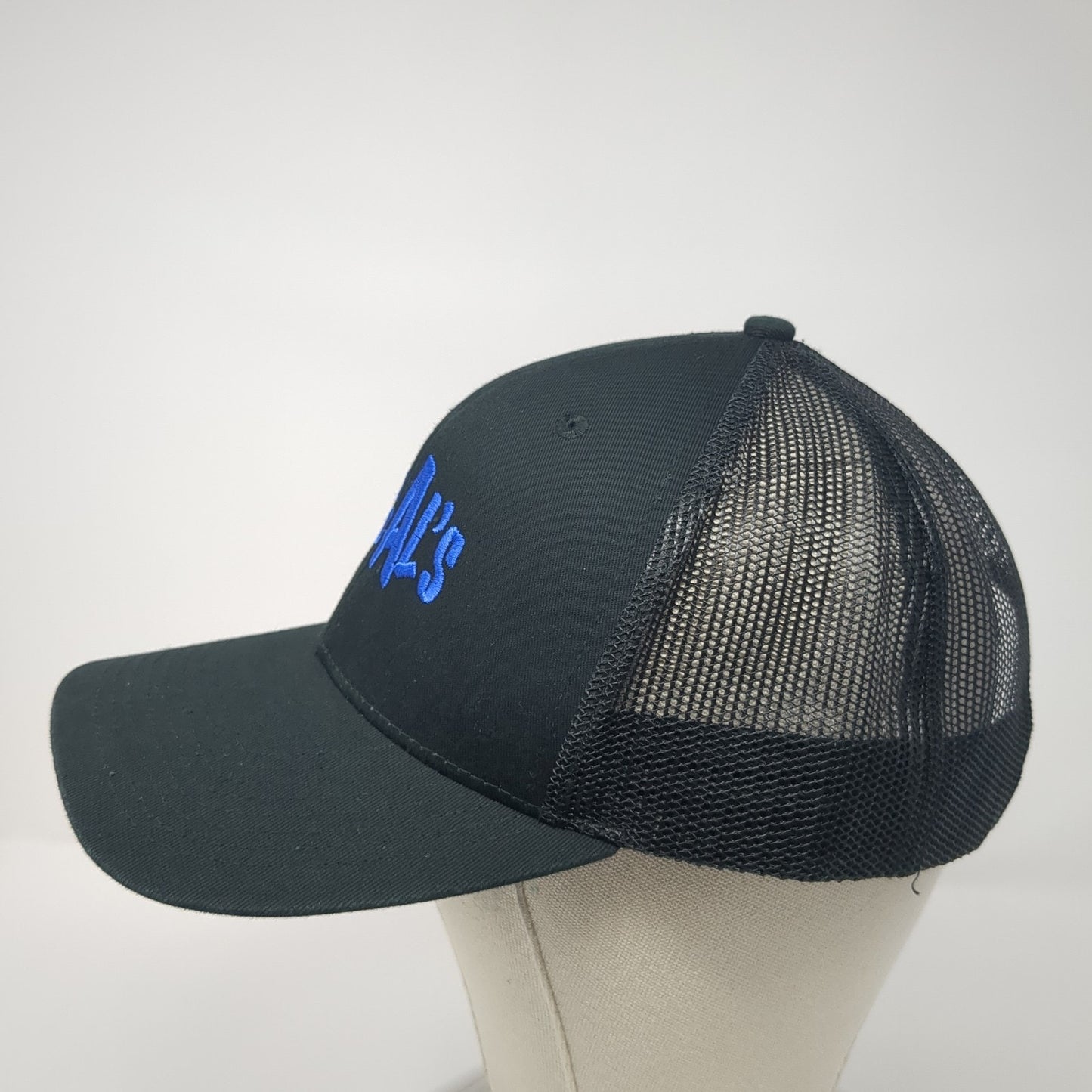 Big Al's Snapback Mesh Back Trucker Hat Black One Size Outdoor Cap