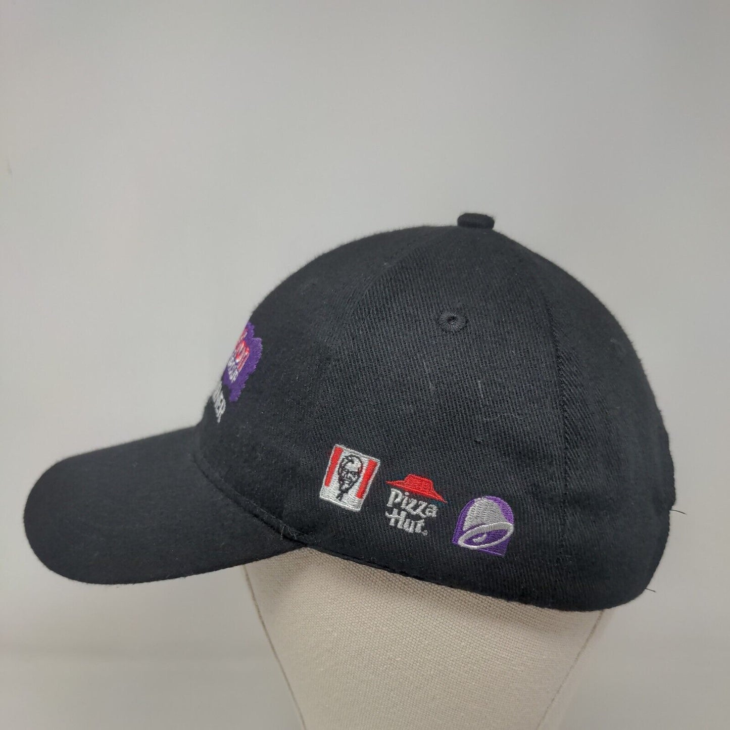 Celebration Restaurant Group Team Trainer Strapback Hat Black OS Embroidered
