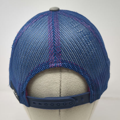 Recaps Philipsburg Brewing Company Trucker Hat Gray Blue Pink One Size Mesh