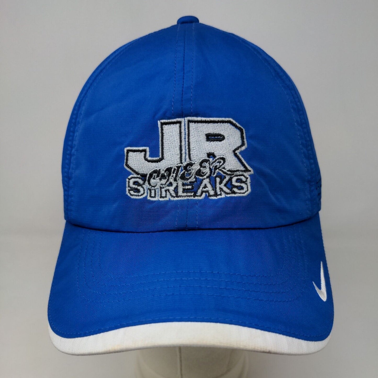 Nike Golf Men's Strapback Hat Blue OSFA Embroidered Jr Cheer Streaks Logo