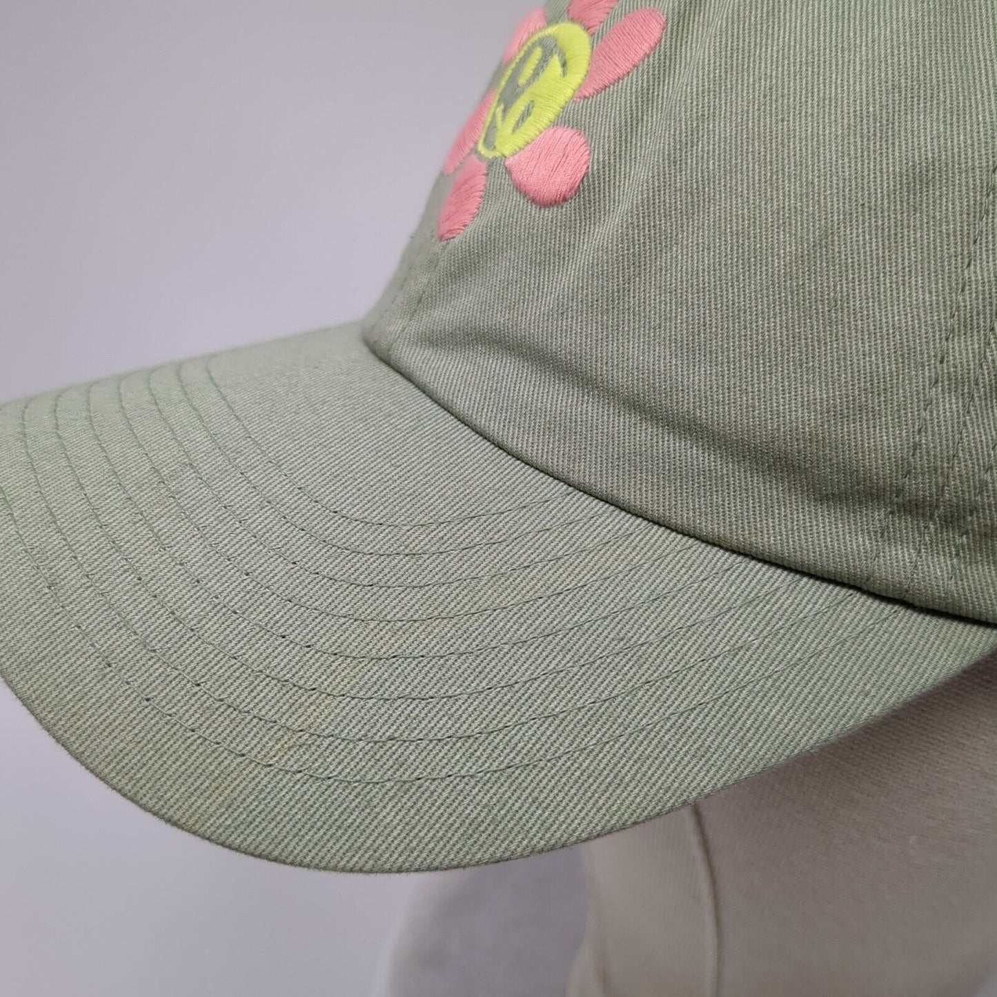 Volcom Stone Wonder Slideback Hat Green OSFM Adjustable Embroidered