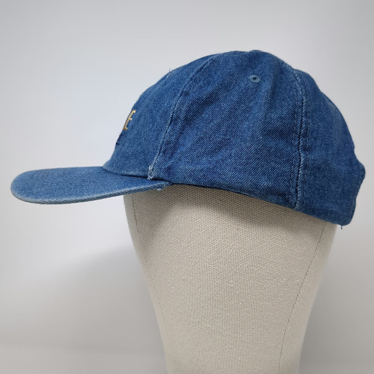Toppers Baseball Cap Blue One Size Acme Albertsons Grocery Store Denim Hat