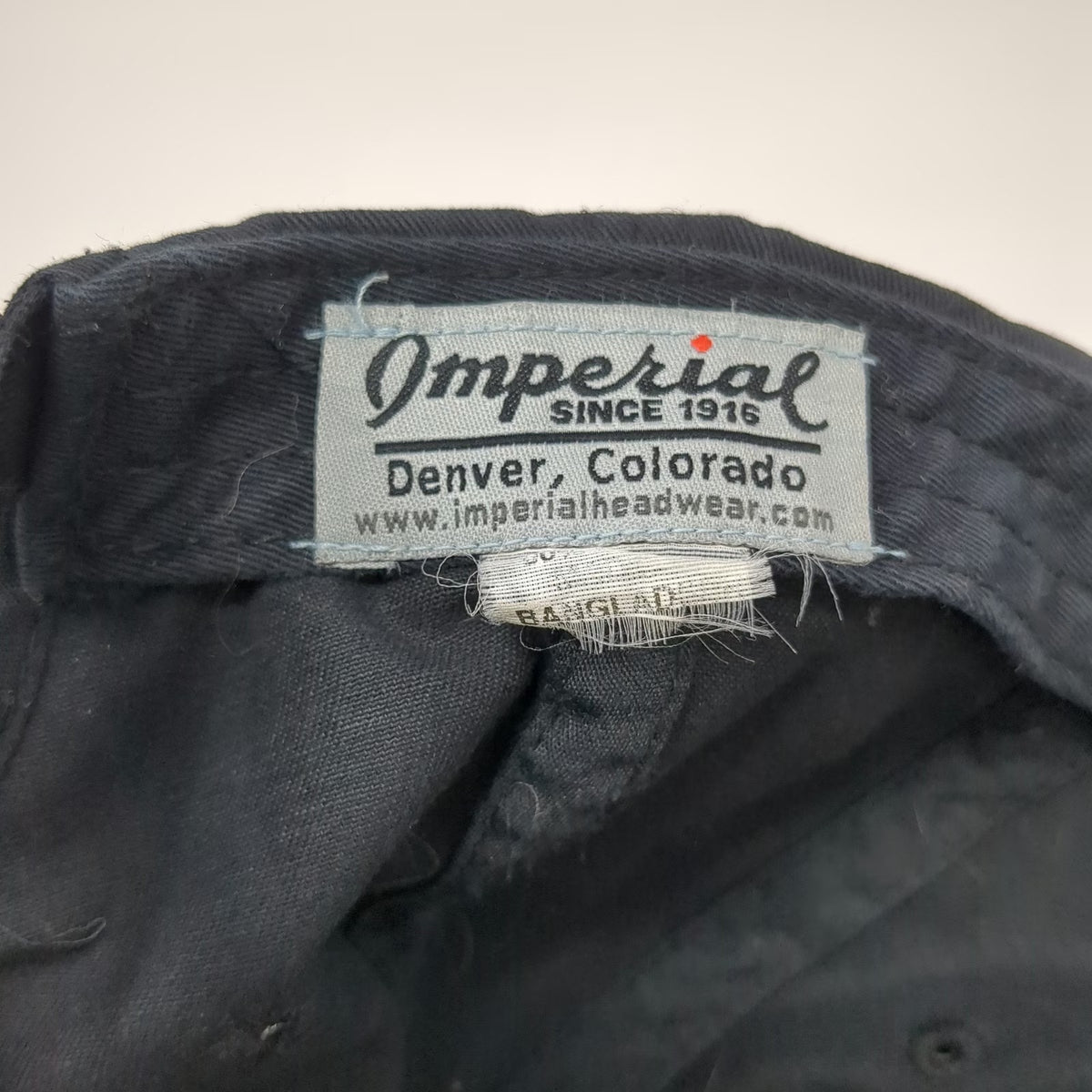 Imperial Baseball Cap Black One Size Waikoloa Hawaii Embroidered Strapback Hat