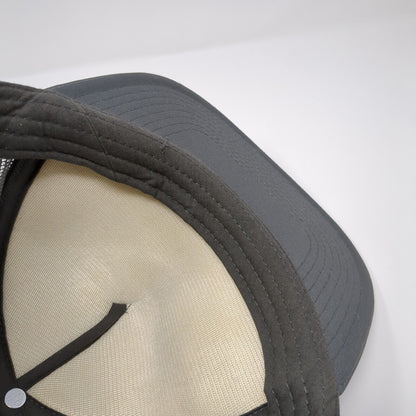 The Yardarm Snapback Trucker Hat Gray One Size Adjustable Mesh Back 6 Panel Otto
