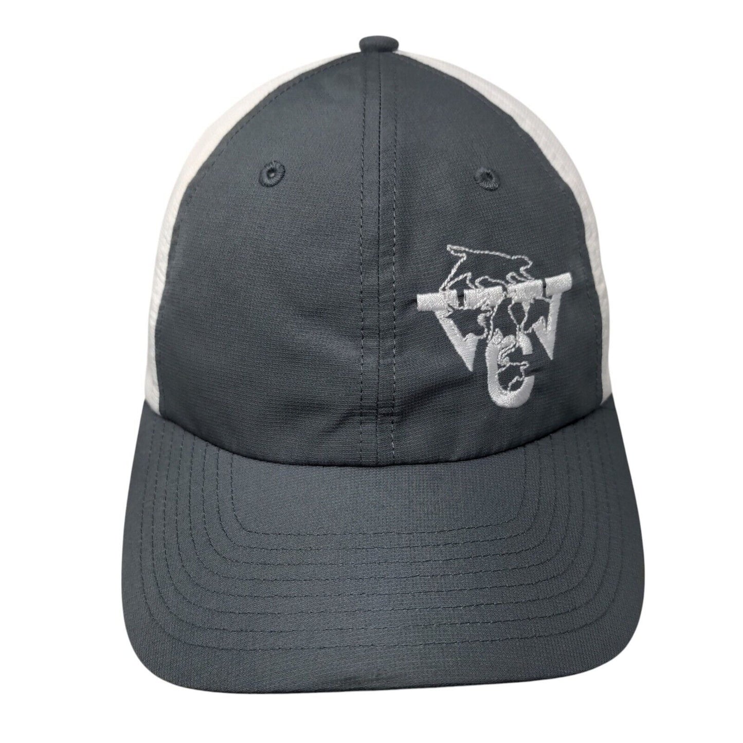 Richardson Strapback Hat Gray One Size Adjustable Embroidered Colorblock