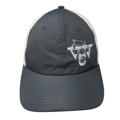 Richardson Strapback Hat Gray One Size Adjustable Embroidered Colorblock