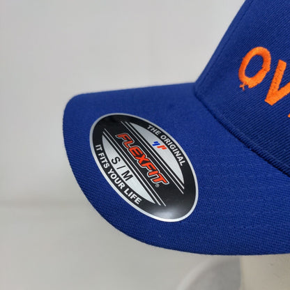 OVP Olde Village Pub Fitted Hat Blue S/M Embroidered Flexfit 6 Panel