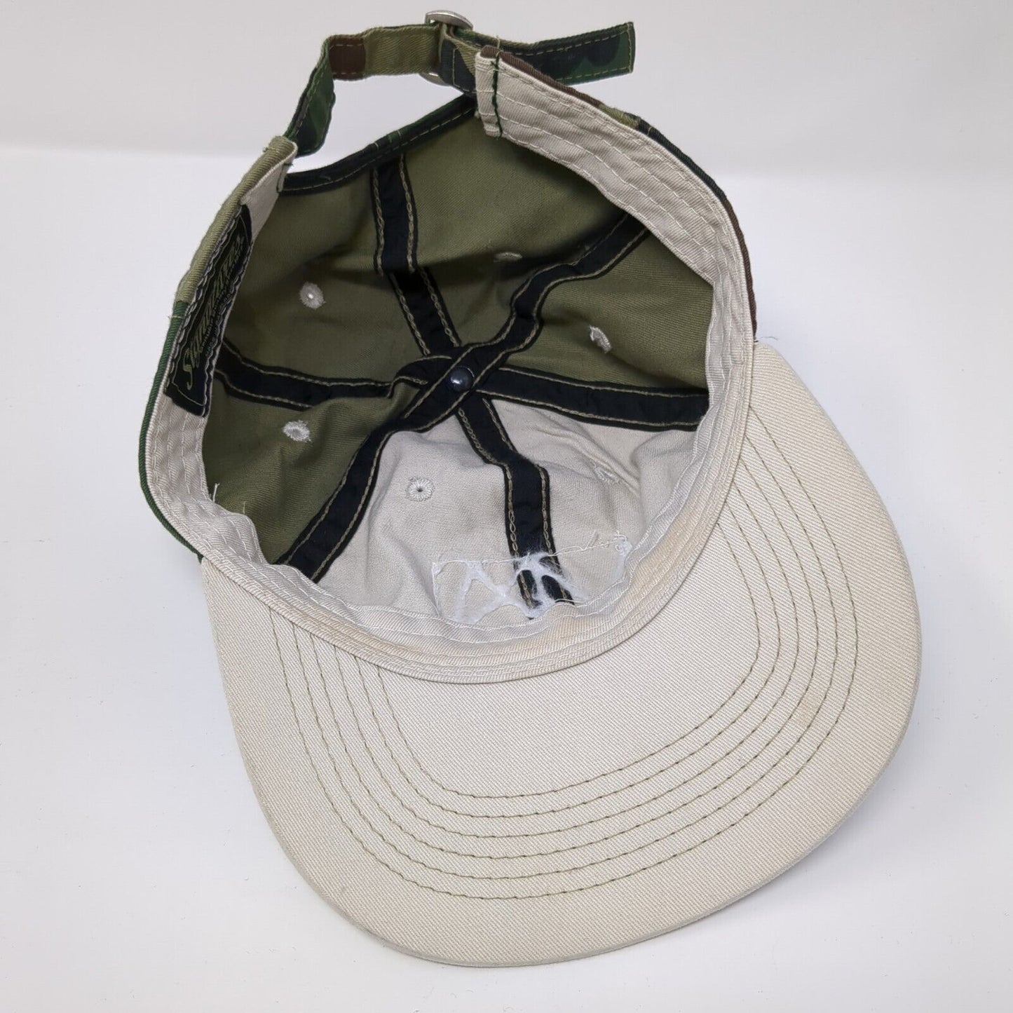 USA Flag Patch Slideback Hat Camo One Size Adjustable Signatures