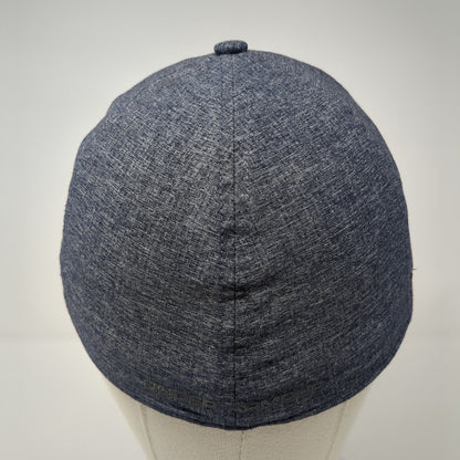 Under Armour CoolSwitch Fitted Hat Blue M/L Logo 6 Panel Outdoor