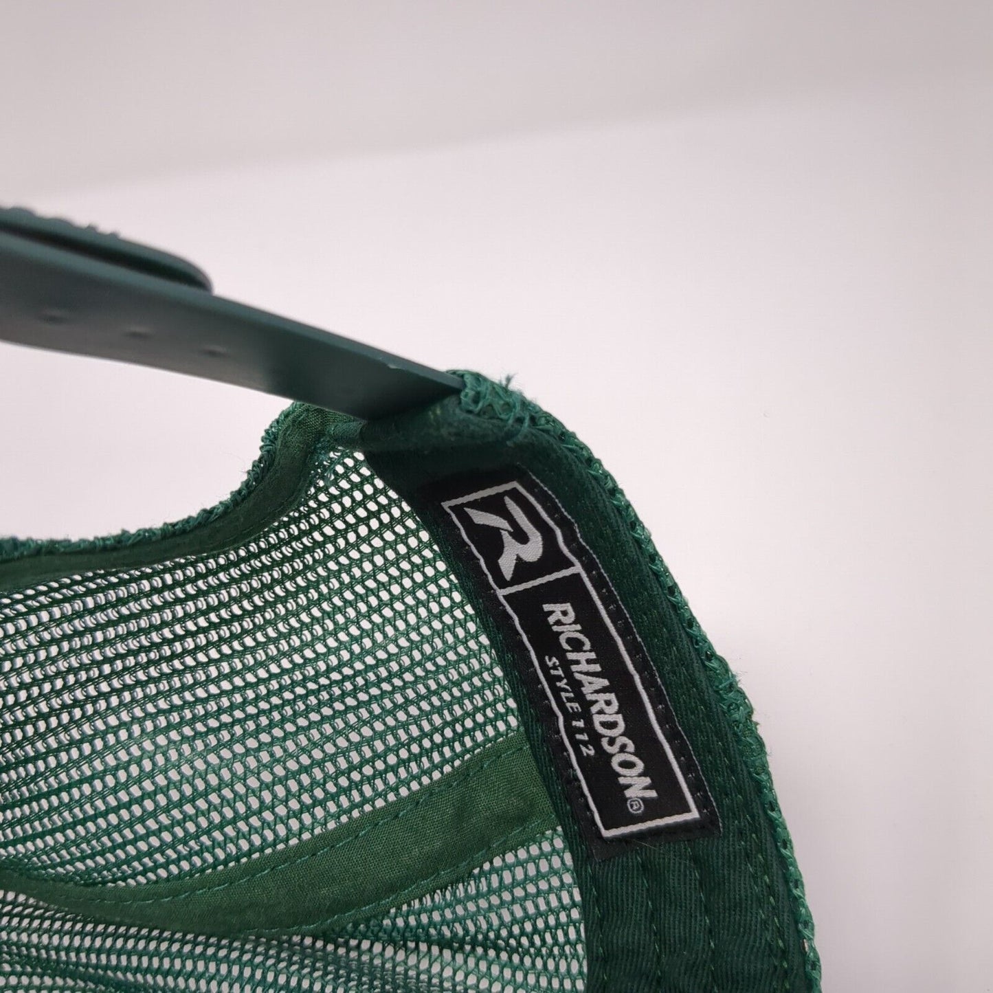 Home Idaho Snapback Trucker Hat Green One Size Adjustable Mesh Back Richardson