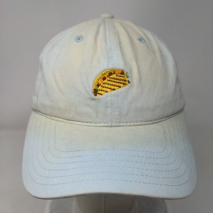 Taco Slideback Hat Blue One Size Embroidered Adjustable 6 Panel