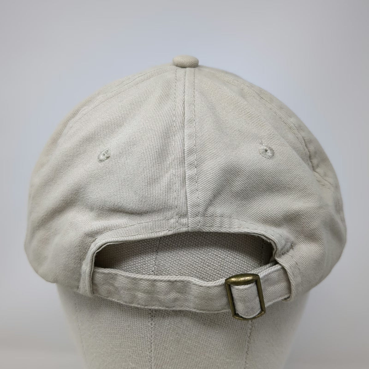 Michelob Brewing Co Baseball Cap Beige One Size Distressed Brim Slideback Hat