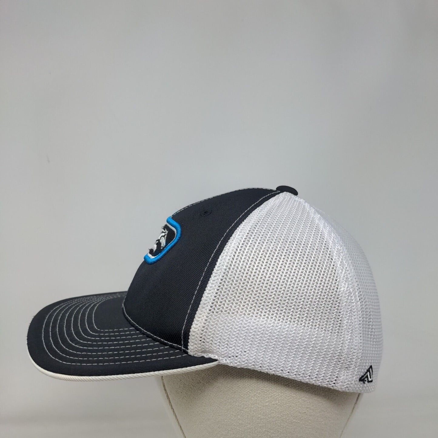 Providence School Fitted Trucker Hat Black S/M Mesh Back Pacific Headwear