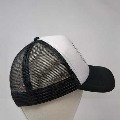 Mountain Moon Stars Snapback Trucker Hat Black OSFA Mesh Back Outdoor