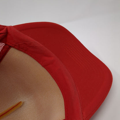 James Bayou Catfish Cookers Snapback Rope Trucker Hat Red One Size