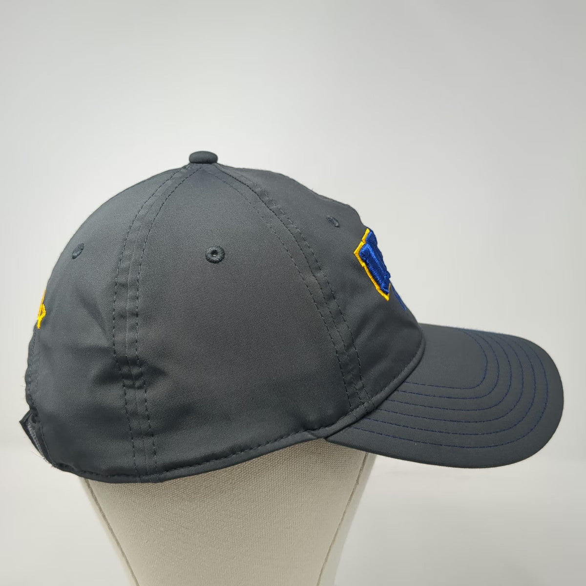 The Game Baseball Cap Gray One Size MSU Eagles EST 1887 Strapback College hat