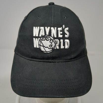 Quake City Caps Snapback Black One Size Waynes World Embroidered Cotton Hat