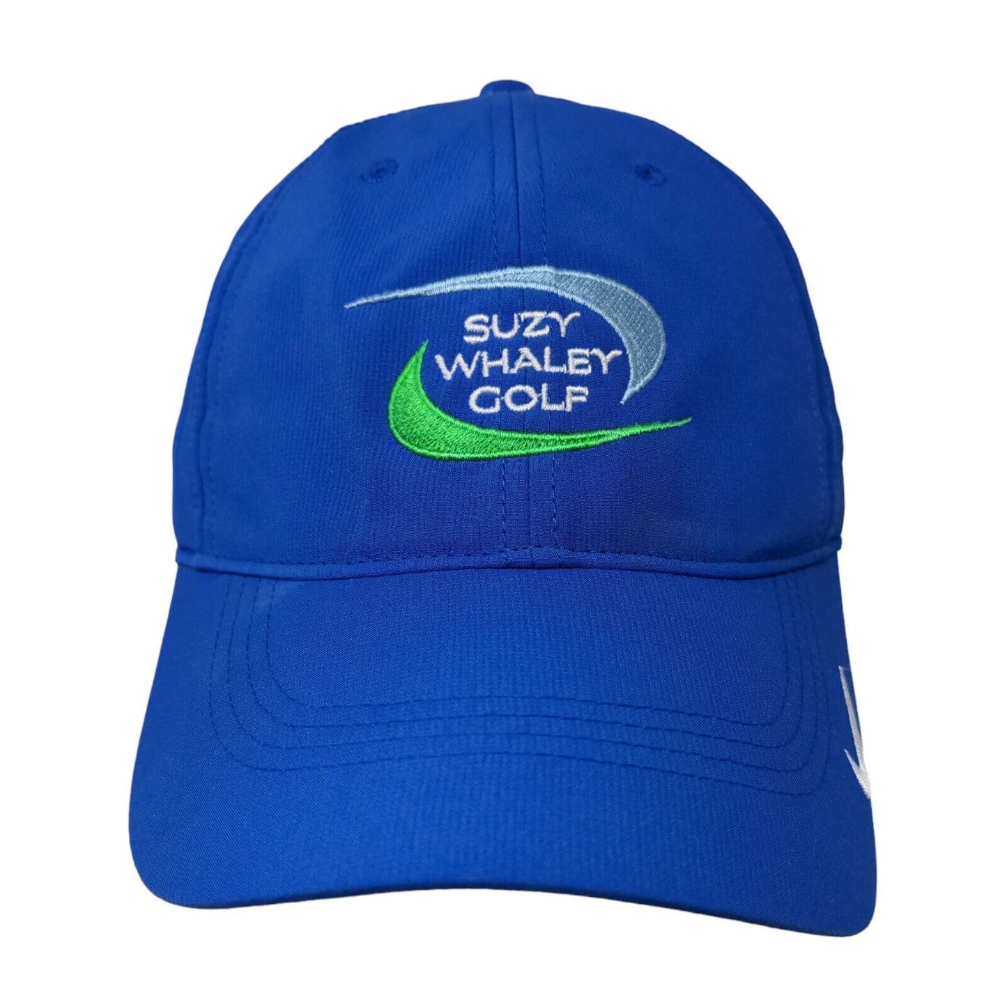 Nike Men's Strapback Hat Blue Size OSFM Embroidered Suzy Whaley Golf Logo