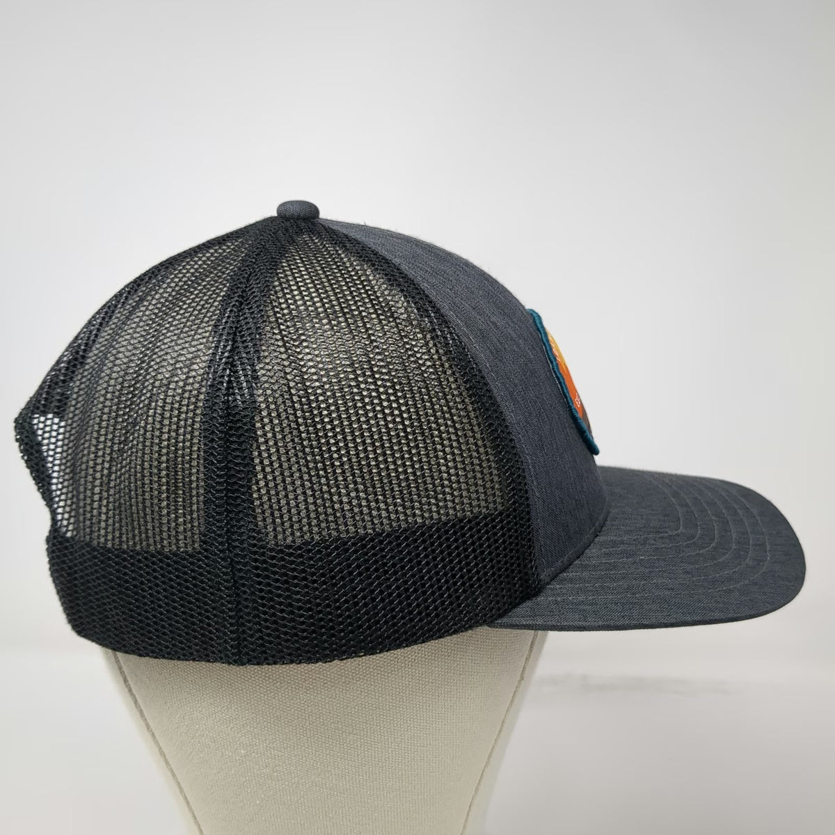Outdoor Cap Trucker Hat Gray One Size Idaho Workers Compensation SIF Mesh back