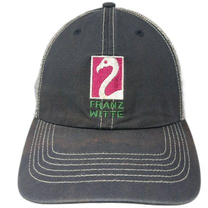'47 Trucker Hat Gray One Size Flamingo Franz Witte Logo Mesh Back Snapback