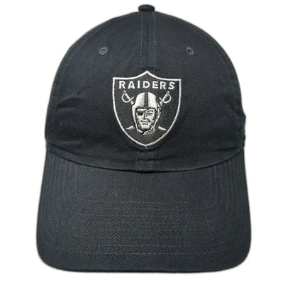 Las Vegas Raiders NFL Fanatics Cap Black One Size Slideback Strap Cotton Hat