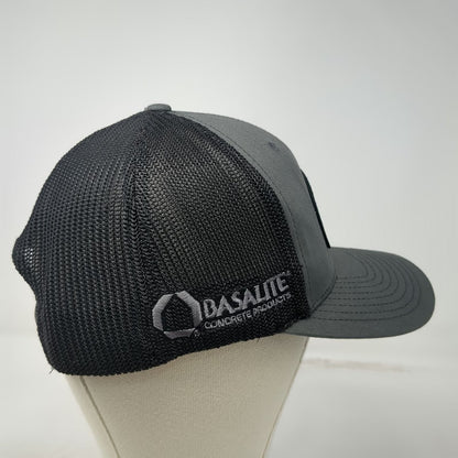 Richardson Trucker Hat Gray One Size Silver Creek ID WY Basalite Concrete Mesh