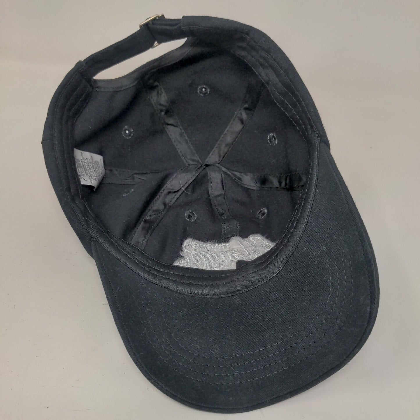 Riviera Maya Mexico Slideback Hat Black One Size Embroidered 6 Panel