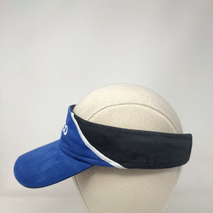 Elanco Strapback Visor Hat Multi OSFA Adjustable Embroidered Colorblock