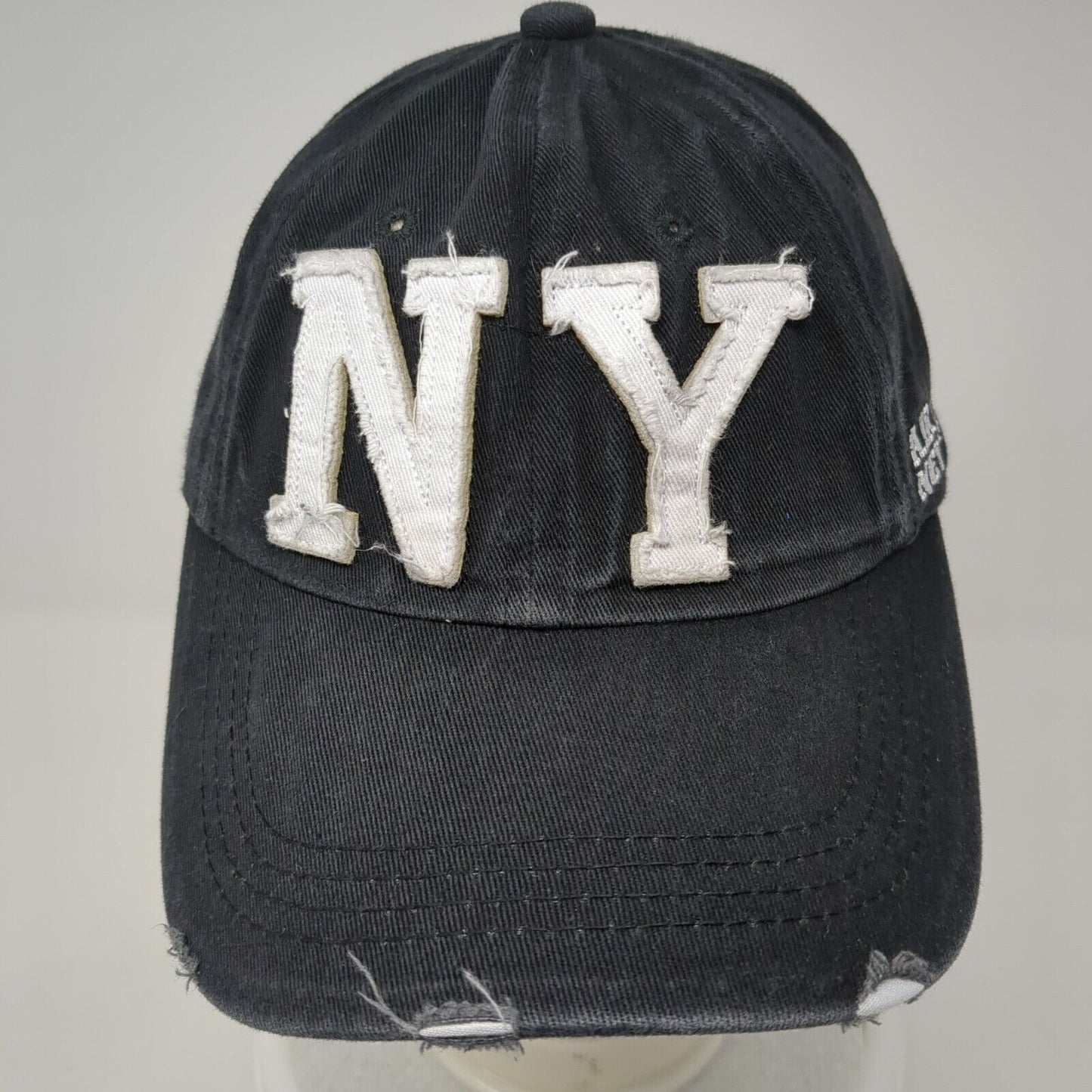 NY Air Force New York Slideback Hat Black One Size Adjustable 6 Panel