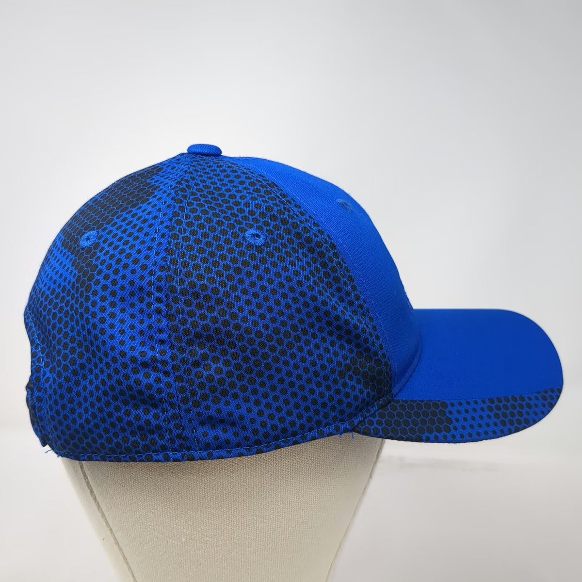 Sport-Tek Baseball Cap Blue Black OSFM Gem Meat Packing Co Mesh Strapback Hat