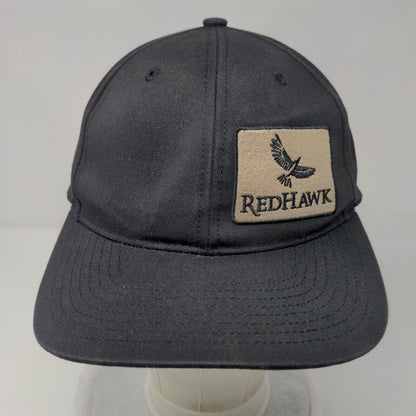 Redhawk Nampa ID Strapback Hat Black Small Embroidered Richardson