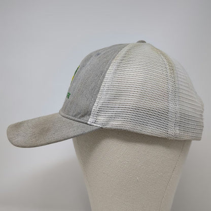 Infinity Headwear John Deere Trucker Hat Gray One Size Mesh Snapback Embroidered