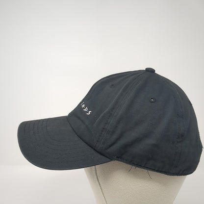 FRIENDS Slideback Baseball Cap Black One Size Adjustable Embroidered 6 Panel