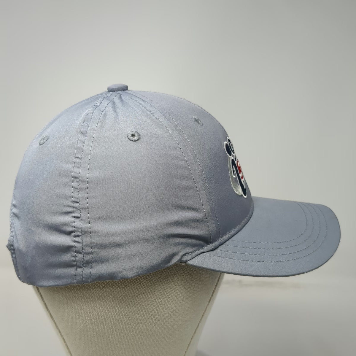 i9 Sports Hat Boys Baseball Cap Gray One Size Polyester Performance Strapback