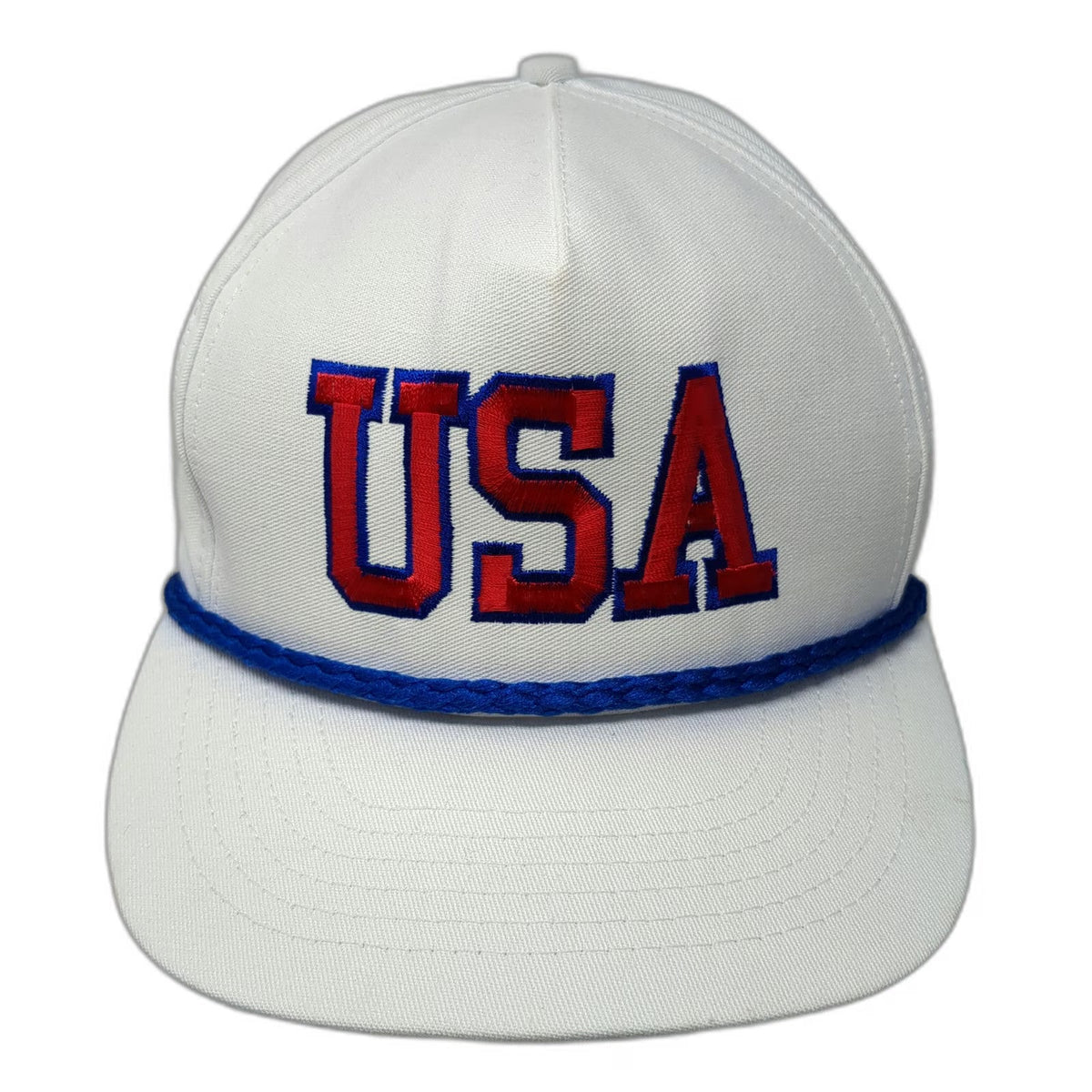 Nomad 5 Panel White One Size Mack Trucks USA Rope Snapback Embroidered Hat