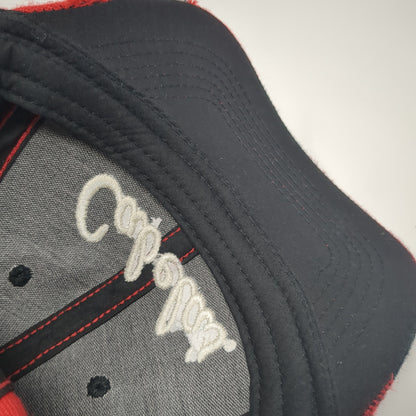 Cabela's Spell Out Snapback Hat Multicolor One Size Plaid Embroidered