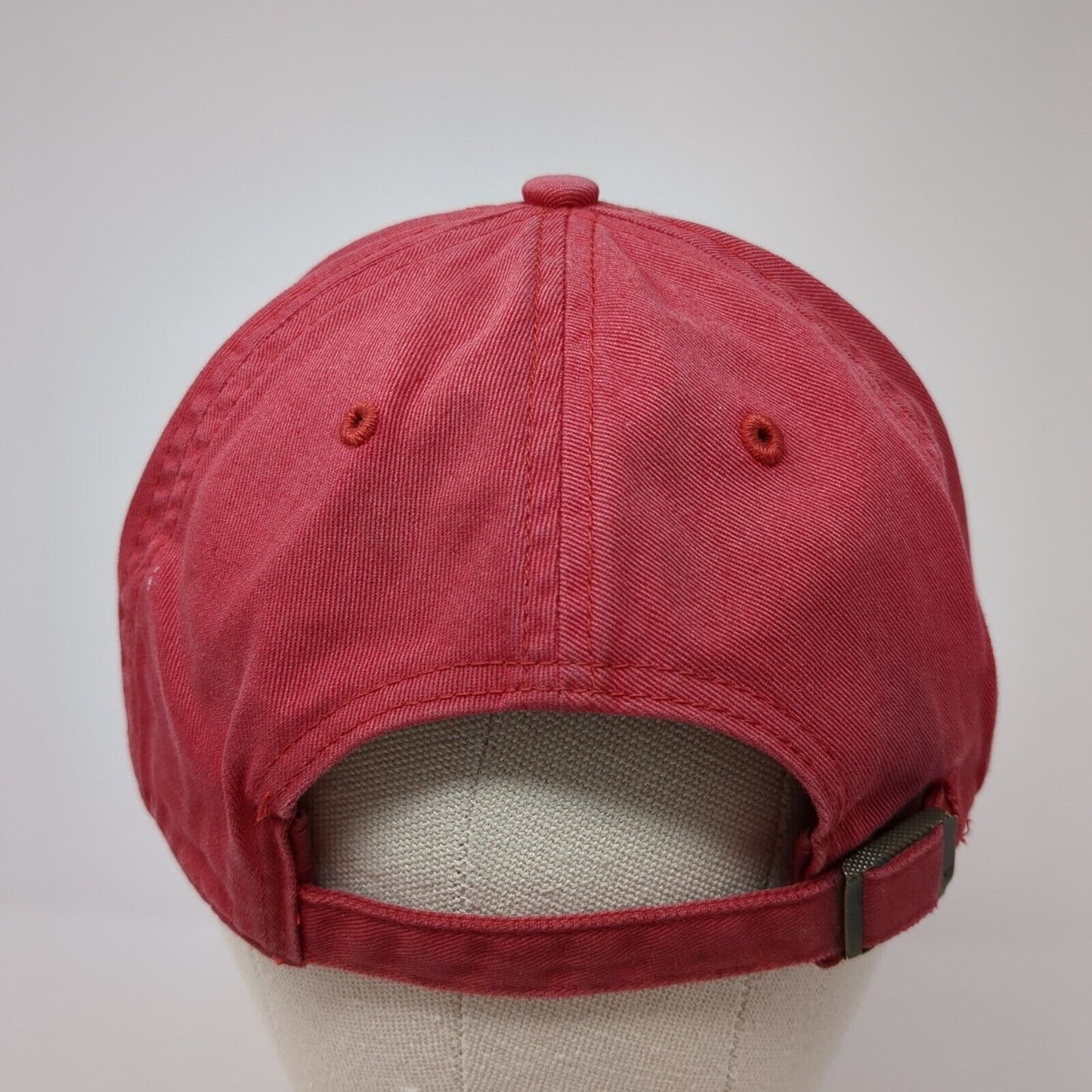 '47 Brand Slideback Hat Red One Size Adjustable Embroidered 6 Panel Cotton