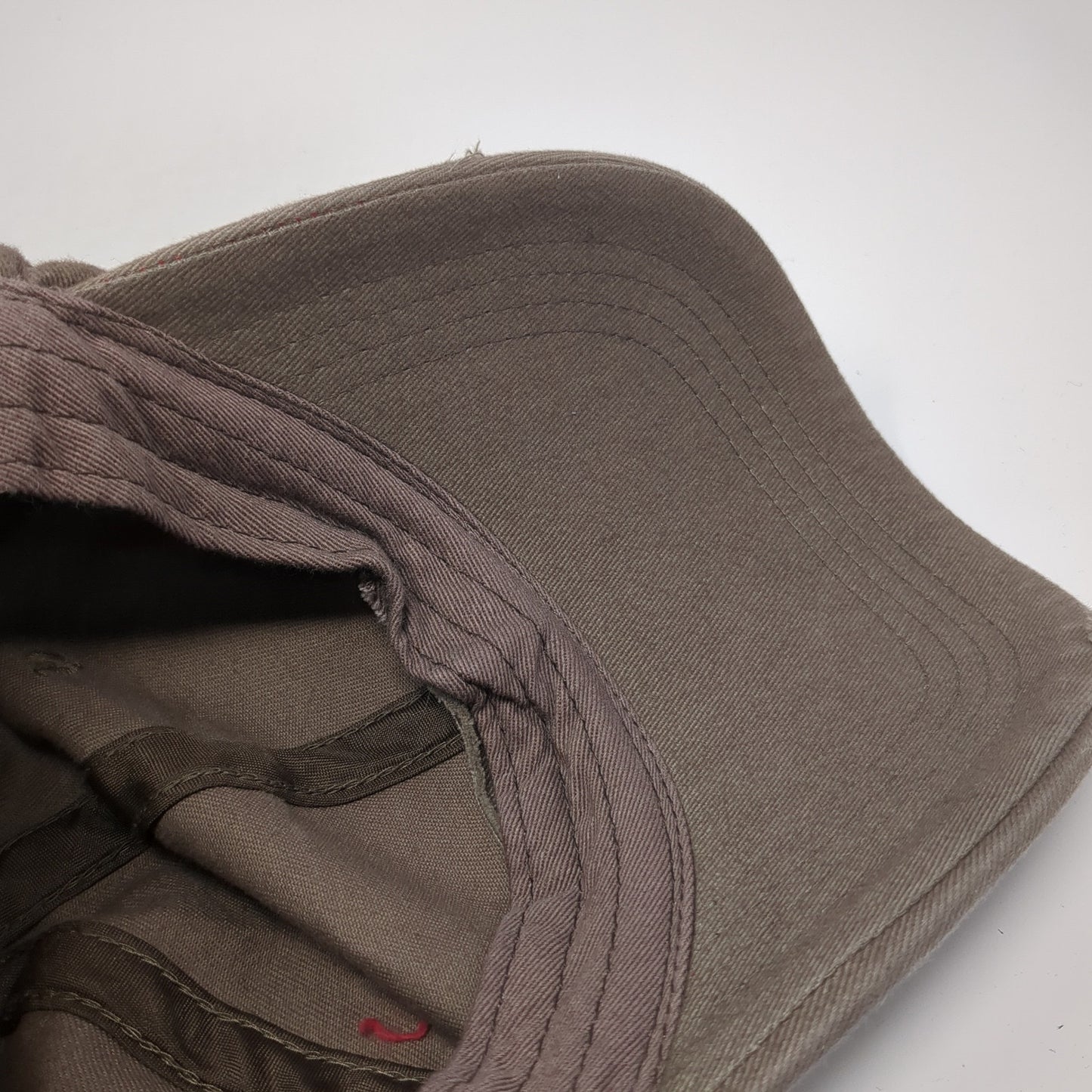 Miller High Life Strapback Hat Brown One Size Adjustable Distressed