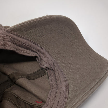 Miller High Life Strapback Hat Brown One Size Adjustable Distressed