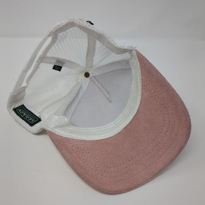 Yellowstone Snapback Trucker Hat Pink OSFA Adjustable Mesh Back Legacy Polyester