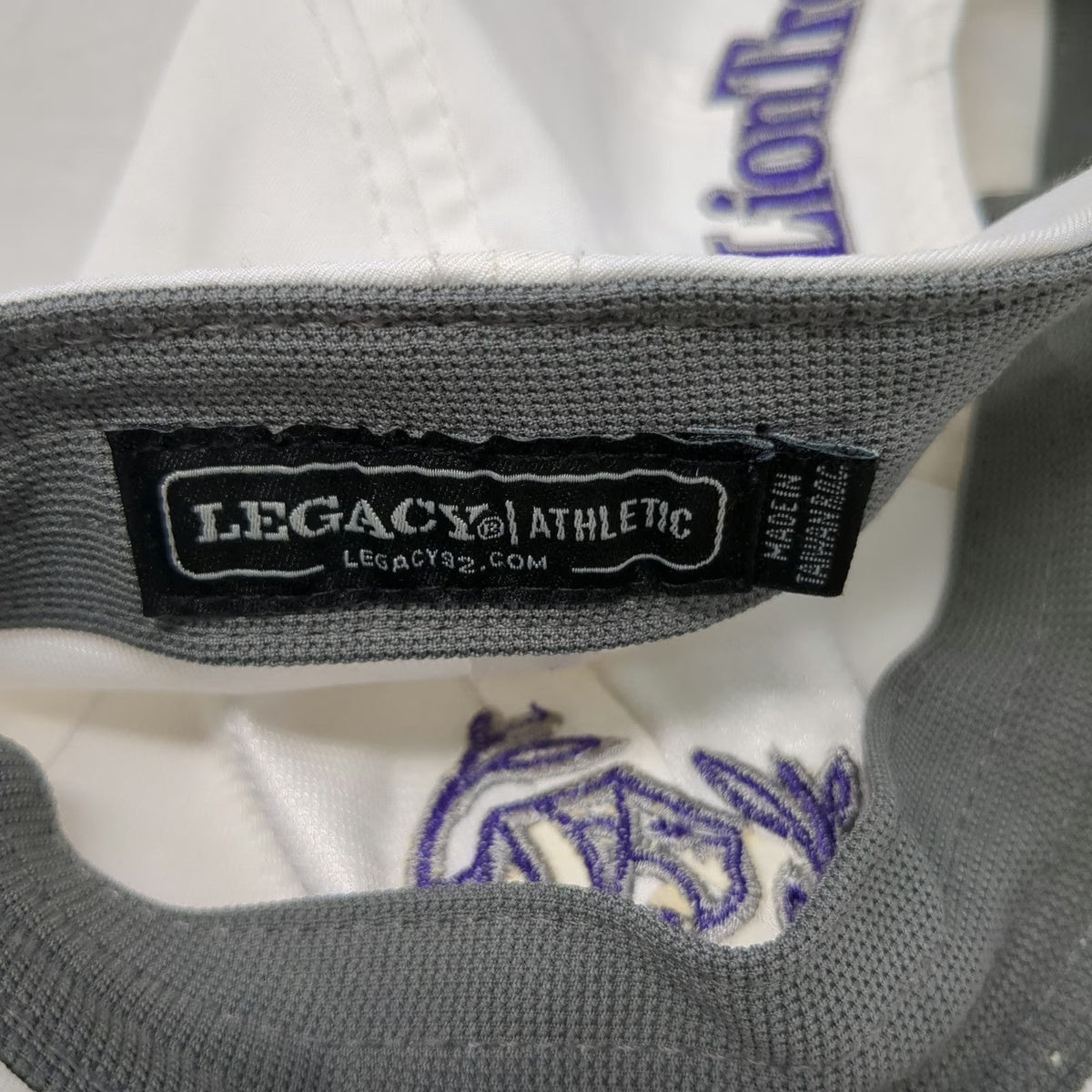 Legacy Athletic Baseball Cap White One Size LionTree Performance Polyester Hat