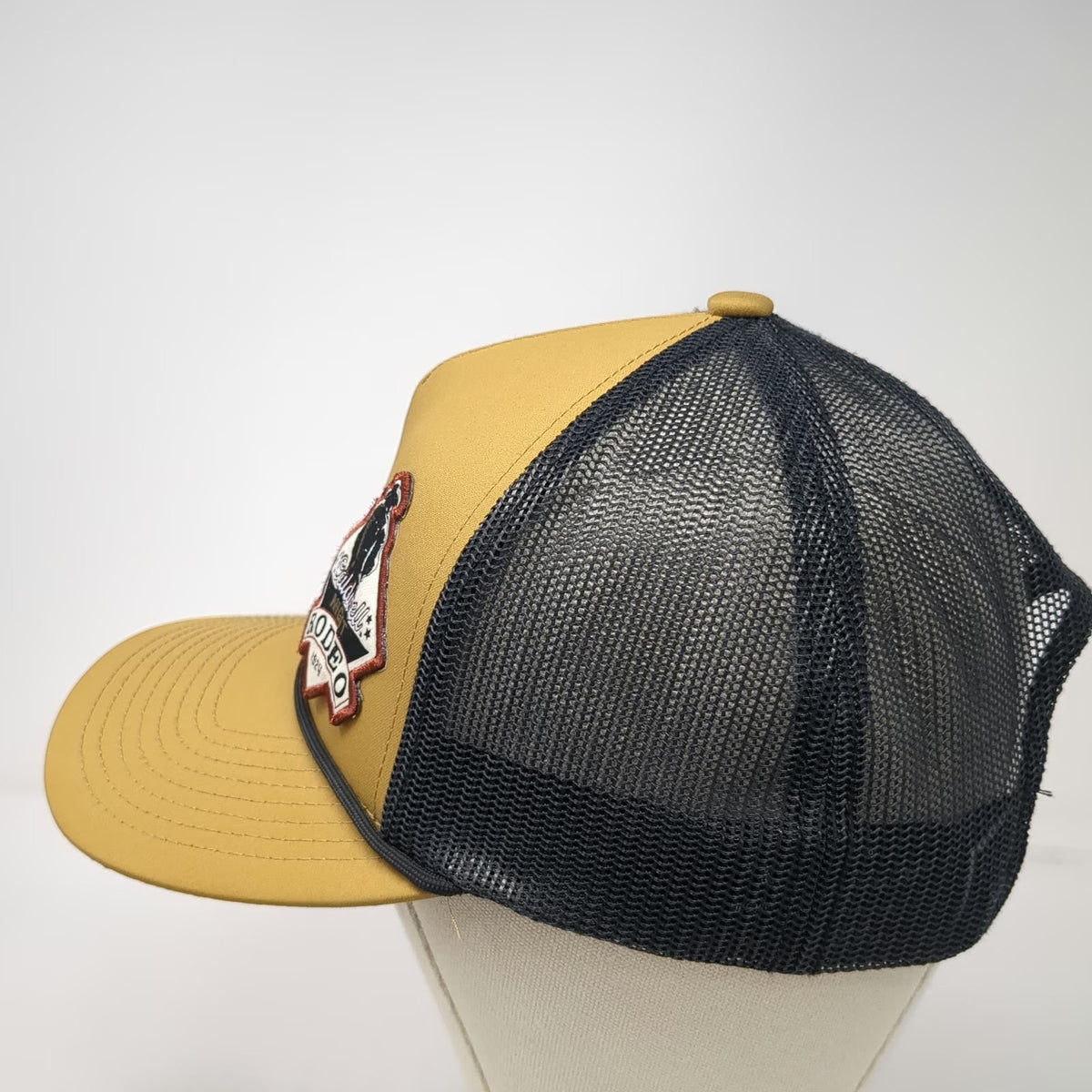Pacific Headwear Trucker Hat Brown One Size Caldwell Night Rodeo Mesh Snapback
