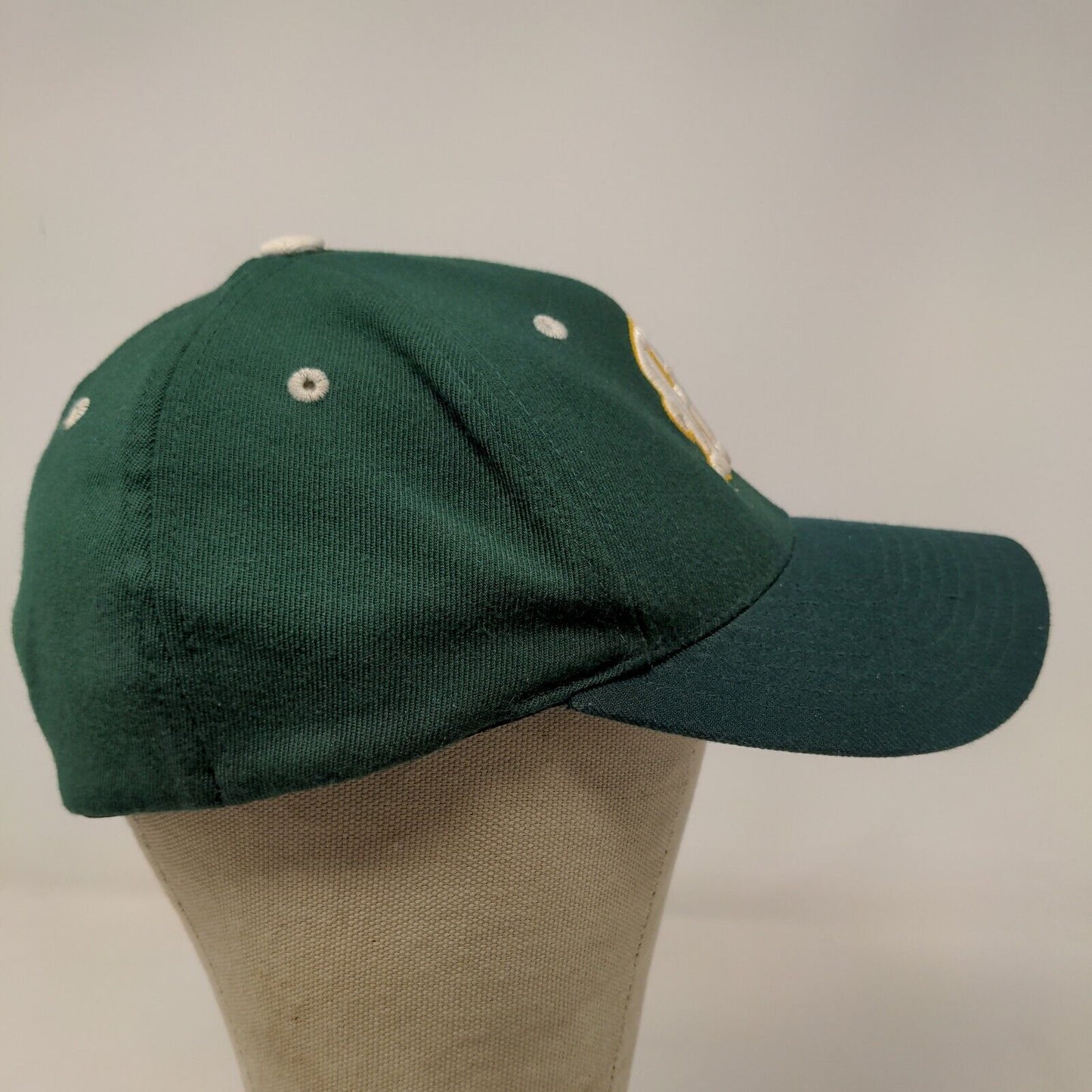 Pacific Headwear Men's Fitted Hat Green Size M-XL 7 3/8 - 8 Embroidered Logo