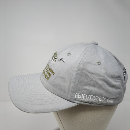 Western Idaho Fly Fishing Expo 2010 Slideback Hat Gray One Size 6 Panel