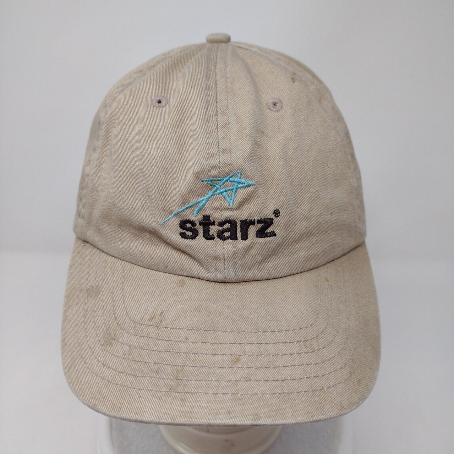 Starz Slideback Hat Tan One Size Adjustable Embroidered Valucap by Sportsman