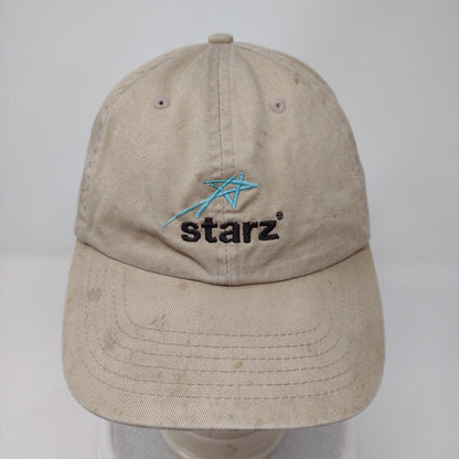 Starz Slideback Hat Tan One Size Adjustable Embroidered Valucap by Sportsman