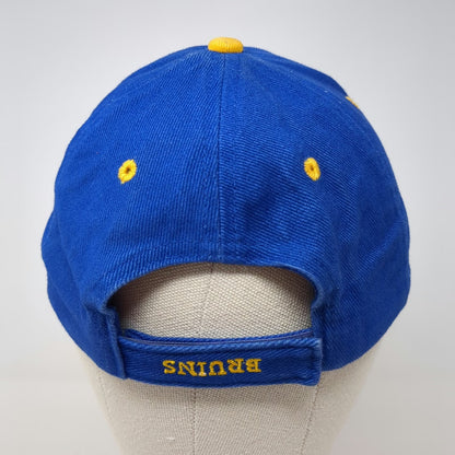 Signatures UCLA Bruins NCAA Blue Yellow One Size Strapback Cap Script Logo Hat